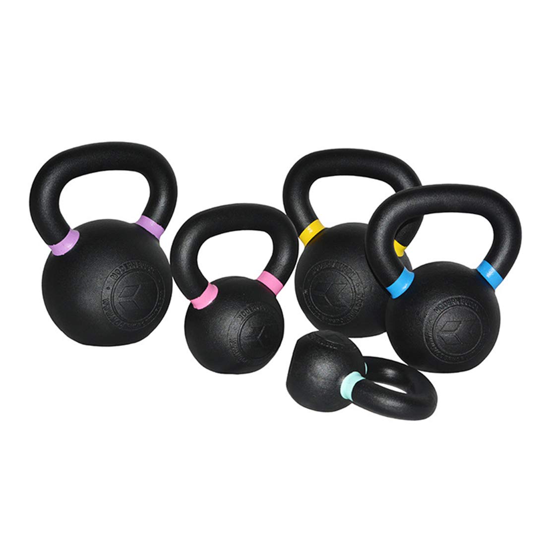 AKT Odważniki kettlebell żeliwny dzwonek kotłowy do zawodowego treningu mięśniowego, sprzęt do sportów domowych, hantle w studiu fitness, trening siłowy, do podnoszenia ciężarów, 12 kg