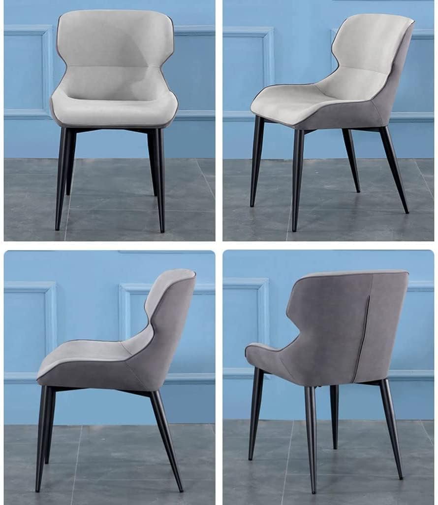 ブルーレザー 椅子 4脚セット