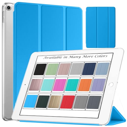 Image of DuraSafe Cases for iPad Mini 3, 2, 1 - 7.9 Inch Hard Smart PC Translucent Back Cover - Blue