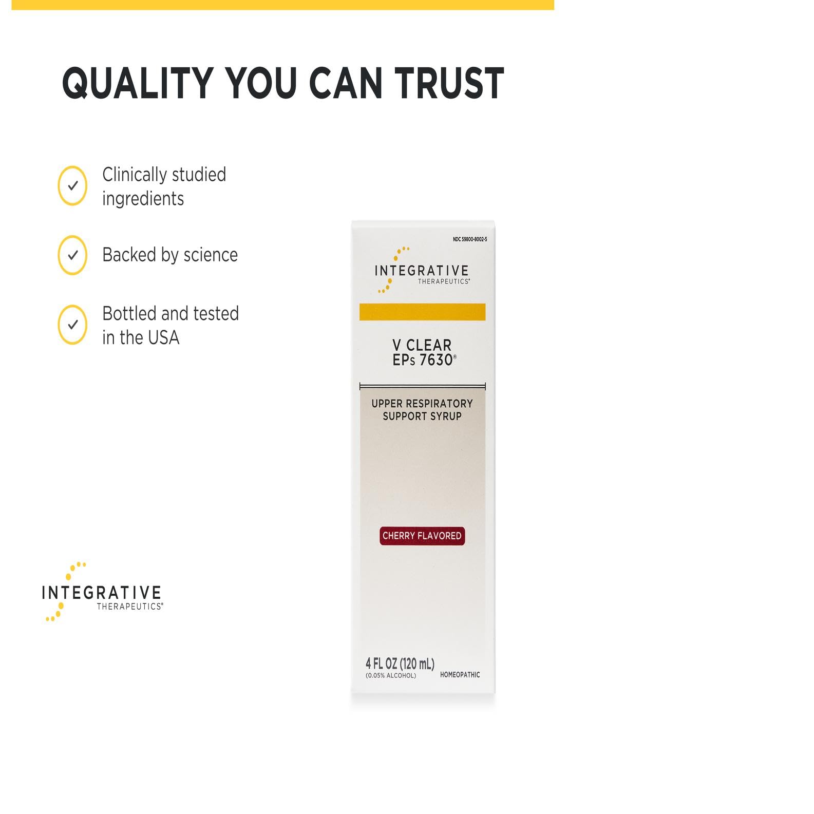 Integrative Therapeutics V Clear EPs 7630, Cherry Flavored, 4oz — Amazon image 6