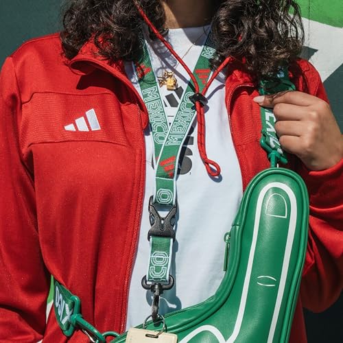 Image of adidas Unisex Adult Lanyard for Keys, ID Badge Holder, Keychain with Breakaway Buckle