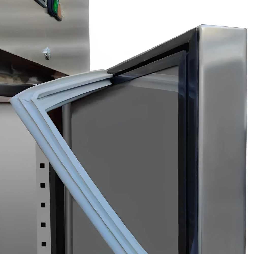 MBH - Refrigerador profesional de acero inoxidable GN2/1 y 610 litros para hostelería. Nevera vertical INOX de cocina industrial para bar y restaurante.