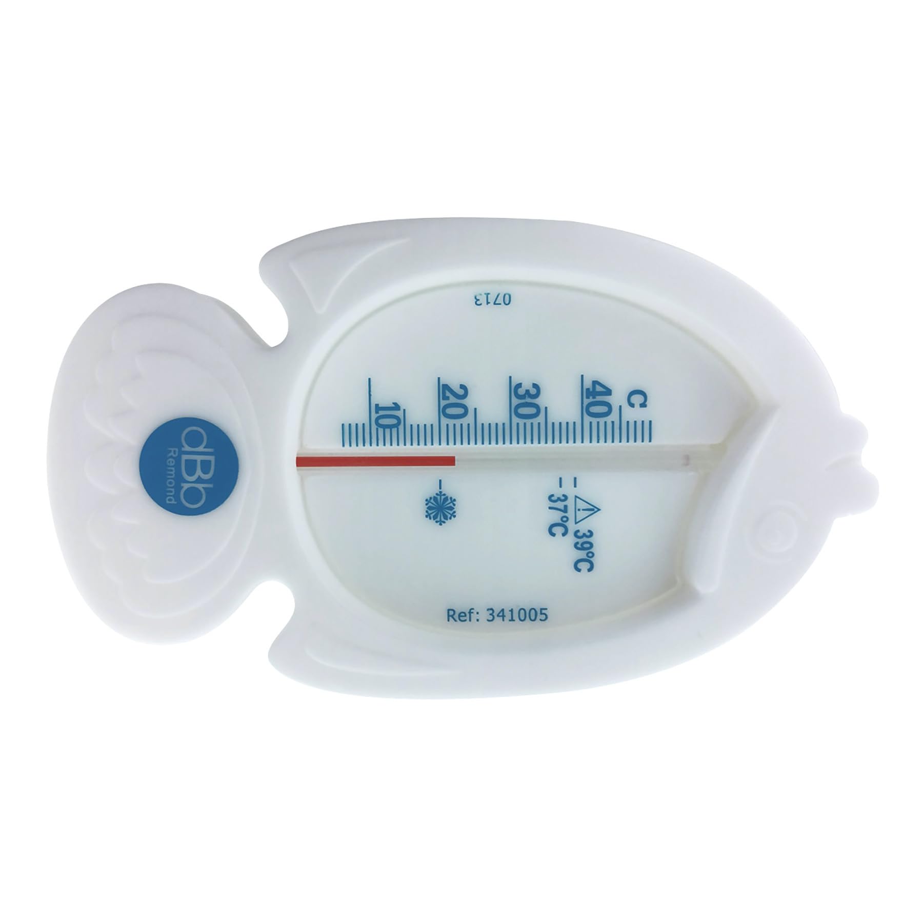 dBb Remond Thermomètre Bain pour Bébé Forme Poisson – Thermomètre de Bain Flottant – Sans Mercure - Blanc