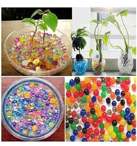 Image of (1000 Pcs) Water Ball /Water Jelly Bubbles /Water Jelly Beads Soil Jelly Water Balls Magic Crystal Rubber Jelly Beads for Decoration ( N125)