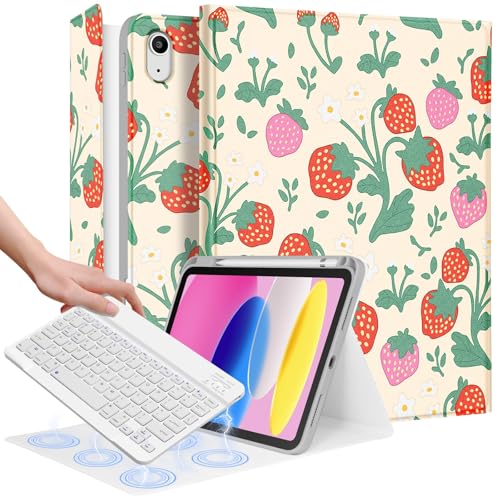 Wazzasoft iPad 10P[X L[{[hyVz_[t 10.9C` ܂^ubgJo[  ̎q 킢 K[[ eB[ 킢 j[NȃfUC Xgx[ Apple Fundap iPad 10