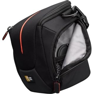 Case Logic DCB305 Compact Camcorder Kit Bag with Interior Dividers and Side Storage Compartments