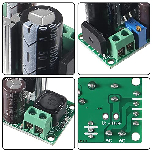 5pcs AC/DC to DC Step Down Buck Converter AC 5-30V DC 5-48V 24V 36V 48V to DC 2.5-35V 12V Adjustable Voltage Regulator Power Supply Board LM2596HV 2A Volt Converter Module2