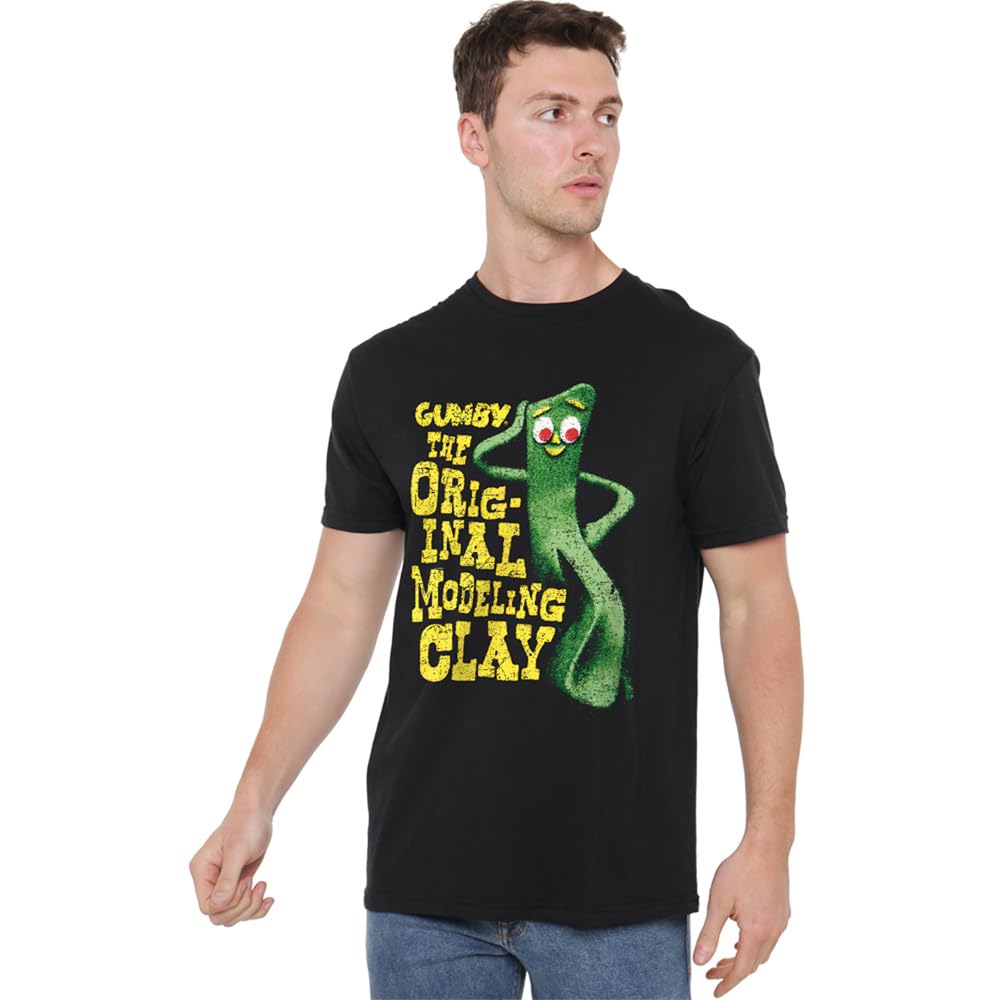 Men' Black Other Gumby So Punny T Shirt in Size S, Sports Direct