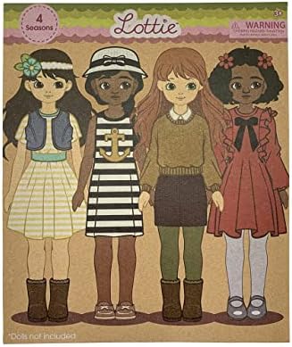 Lottie 4 Seasons Multipack Outfits | Toys for Girls and Boys | Accesorios para Muñeca | Gifts for 3 4 5 6 7 8 Year Old | Small 7.5 inch
