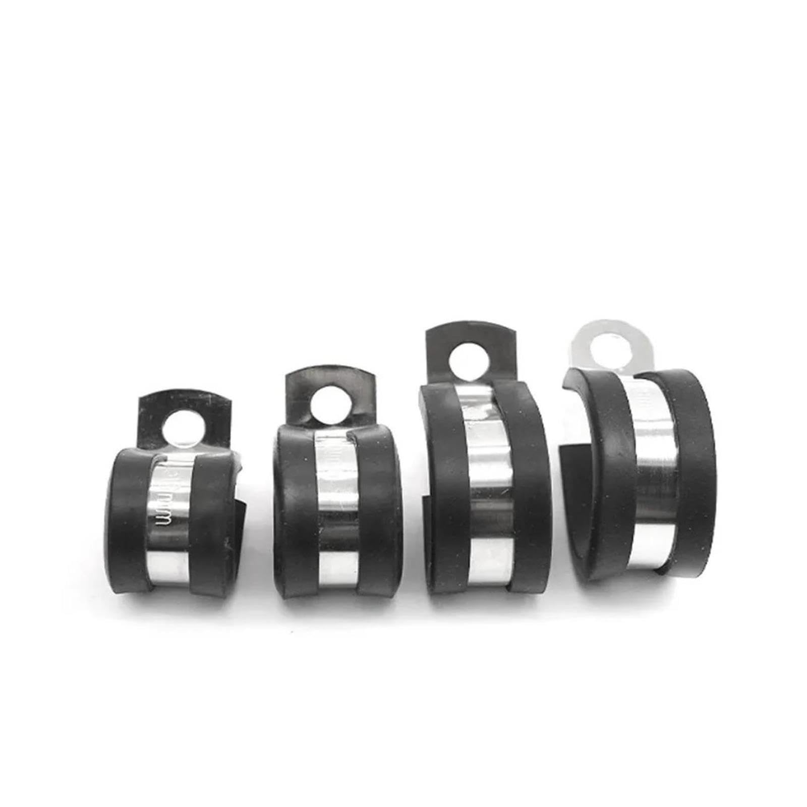 2 Stück 304 Edelstahl P-Clip-Schlauchschelle 6–55 mm