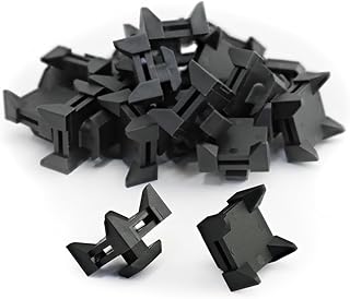 8020, 12314, 10 and 25 Series Nylon Cable Zip Tie Mounting Block 80/20 Cable Tie Mount for Wire Management (25 Pack)