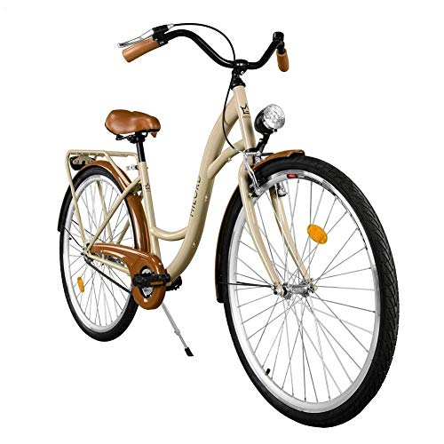Milord. 2018 Cómoda Bicicleta de ciudad, Bicicleta, 1 Velocidades, Rueda de 26", Marrón