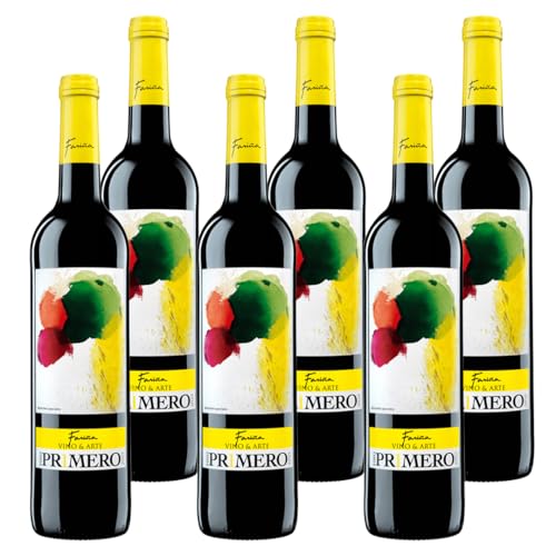 Vino FARIÑA PRIMERO 2025 vino de toro joven, fresco y divertido, Frutosidad y Jugosidad Tinto joven maceración carbonica 100% Tinta de Toro. Elaboración de tradición familiar. (6 x 75 cl)