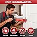 Vdsfand 12 IN 1 Door Hinge Adjustment Tool Kit Door Gap Adjustment Tool for Precise Hinge Gap Adjustment Upgraded Hinge Gap Adjusting Wrench for Installation and Repair of Residential and Commercial