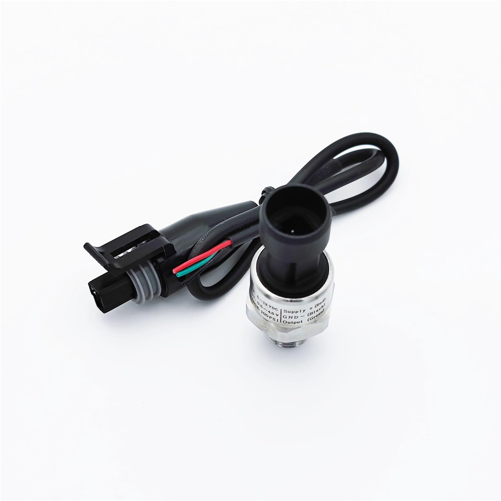 Transductor de sensor presión for agua, aceite, combustible, gas y aire. Sensor cerámico acero inoxidable. 12-24 V CC, 4-20 mA Alta precisión(0~0.5mpa)