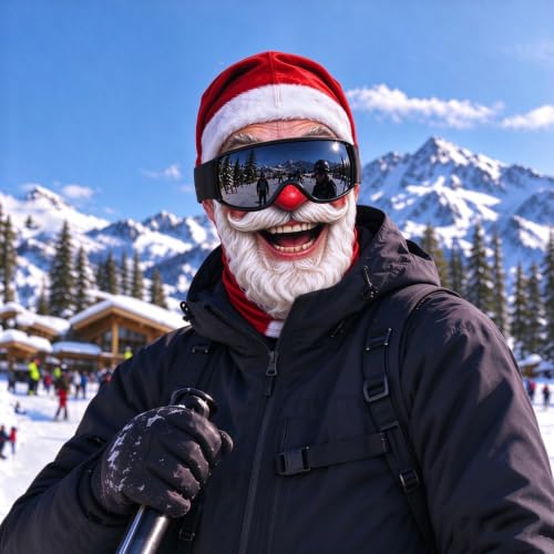 Ski Mask for Men,Old Man Ski Mask 3D Printed Full Face Balaclava,D_01 - image 3