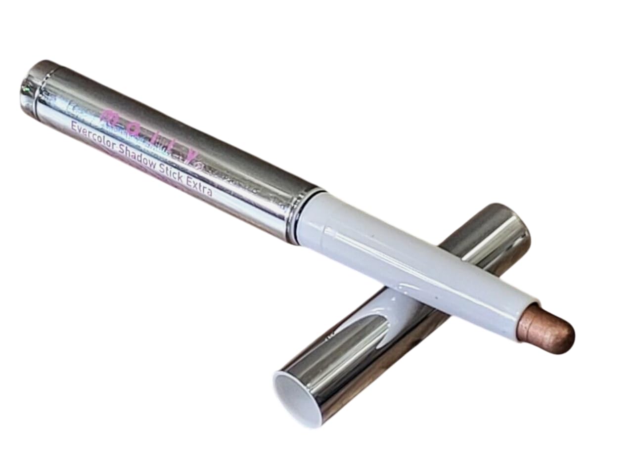 Mally Evercolor Eyeshadow Stick - Umber Brown Shimmer - Waterproof and Crease-Proof Formula - Easy-to-Apply Buildable Color - Cream Shadow Stick
