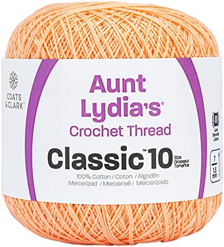 Coats Crochet Classic Crochet Thread, 1 Pack, Maize, 1050 Foot
