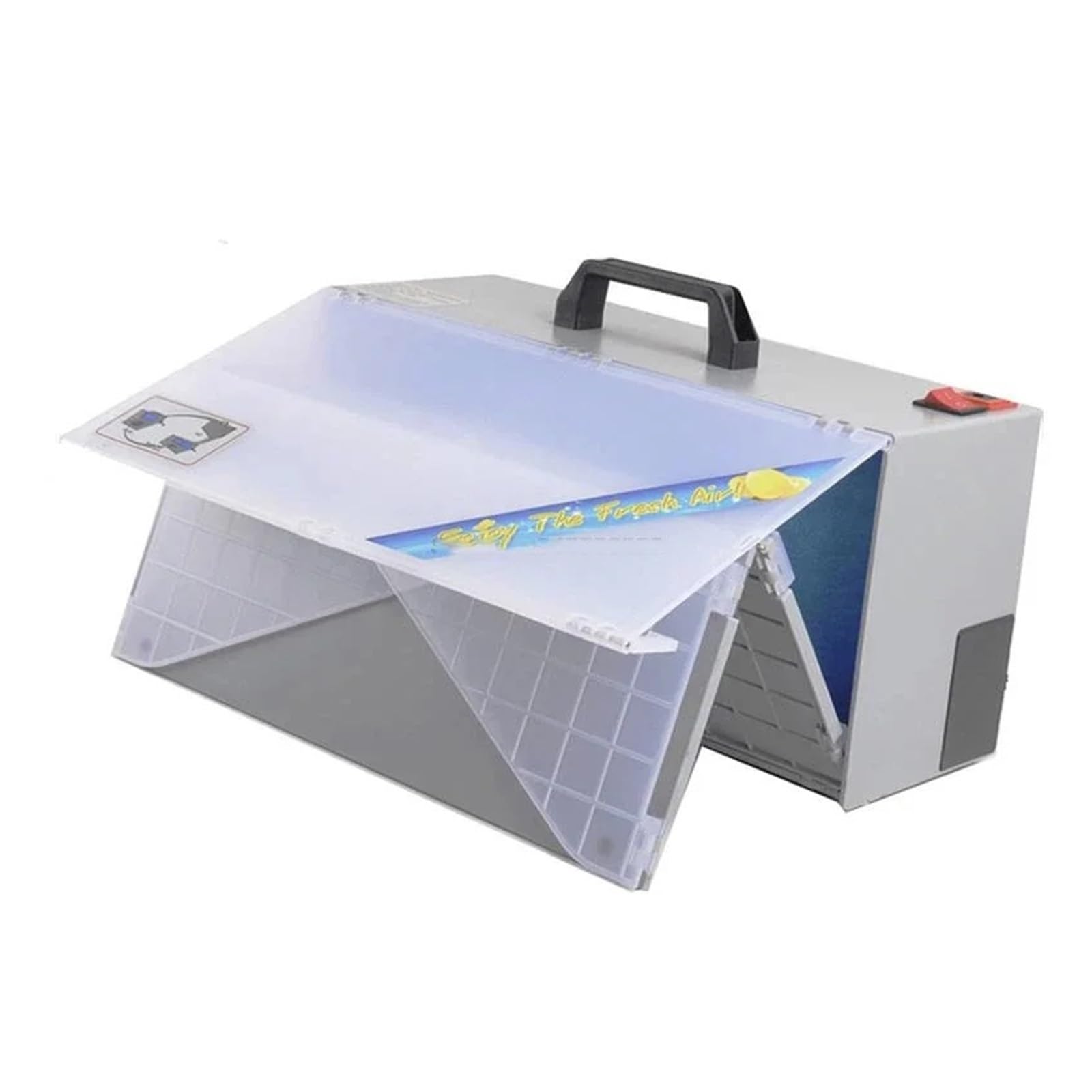 25W Przenośna Kabina Lakiernicza Aerograf Składana Farba W Sprayu Ekstraktor Filtr Wydechowy Do Modelu Hobby Rzemiosło Niemy