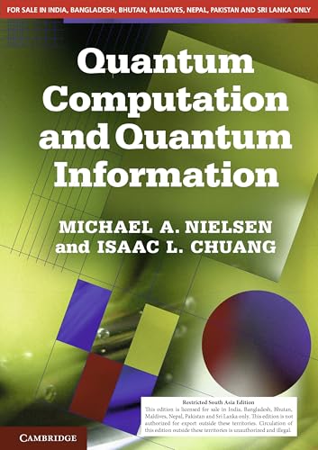 Quantum Computation And Quantum Information