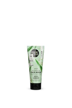 Organic Shop Deep Hydration Face Mask, Avocado & Aloe, Moisturizing Facial Mask for All Skin Types, Vegan & Organic, 75 ml