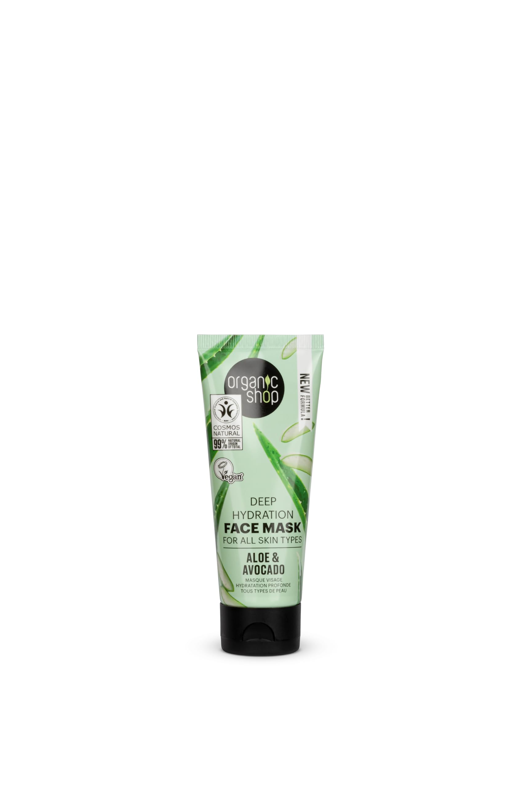 Eurobio Lab Tiefenhydrationsmaske für das Gesicht Avocado & Aloe 75 ml