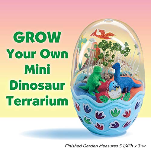 Creativity for Kids Mini Garden Dinosaur: Terrarium Kit for Kids - Dinosaur Crafts for Boys, Dinosaur Toy and Science Kit for Kids, Easter Basket Stuffers (Ages 6+) - Image 3