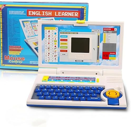 Computer English Toy ARCADE TOYS Kids Learning Laptop Toy – Educational English Learner ...