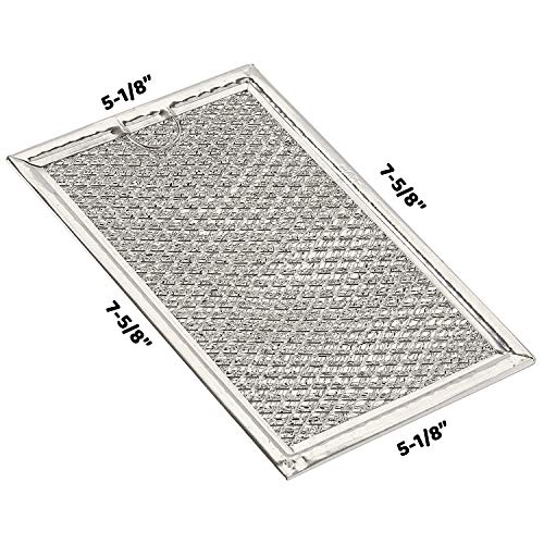 Evertechpro 2 Pack Microwave Grease Filters Replacement For Ge Wb06X10359 910504 Ah228066 Ea228066 Ps228066 #TOP1