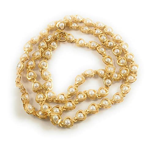 Image of CUTE GOLD 1 Gram Micro Gold Plated & Copper Traditional Designer Fashion Jewellery Chain for Women
