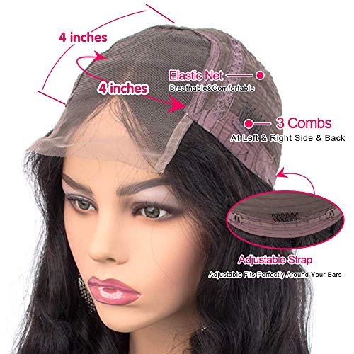 image for Kopend Eyelashes Kopend Lace Front Wigs Human Hair Body Wave Wigs For 