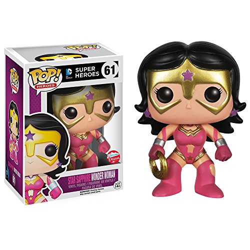 Funko 4739 – Dc Comics, Pop Vinyl Figura 61 Star Sapphire Wonder Woman, 9 Cm