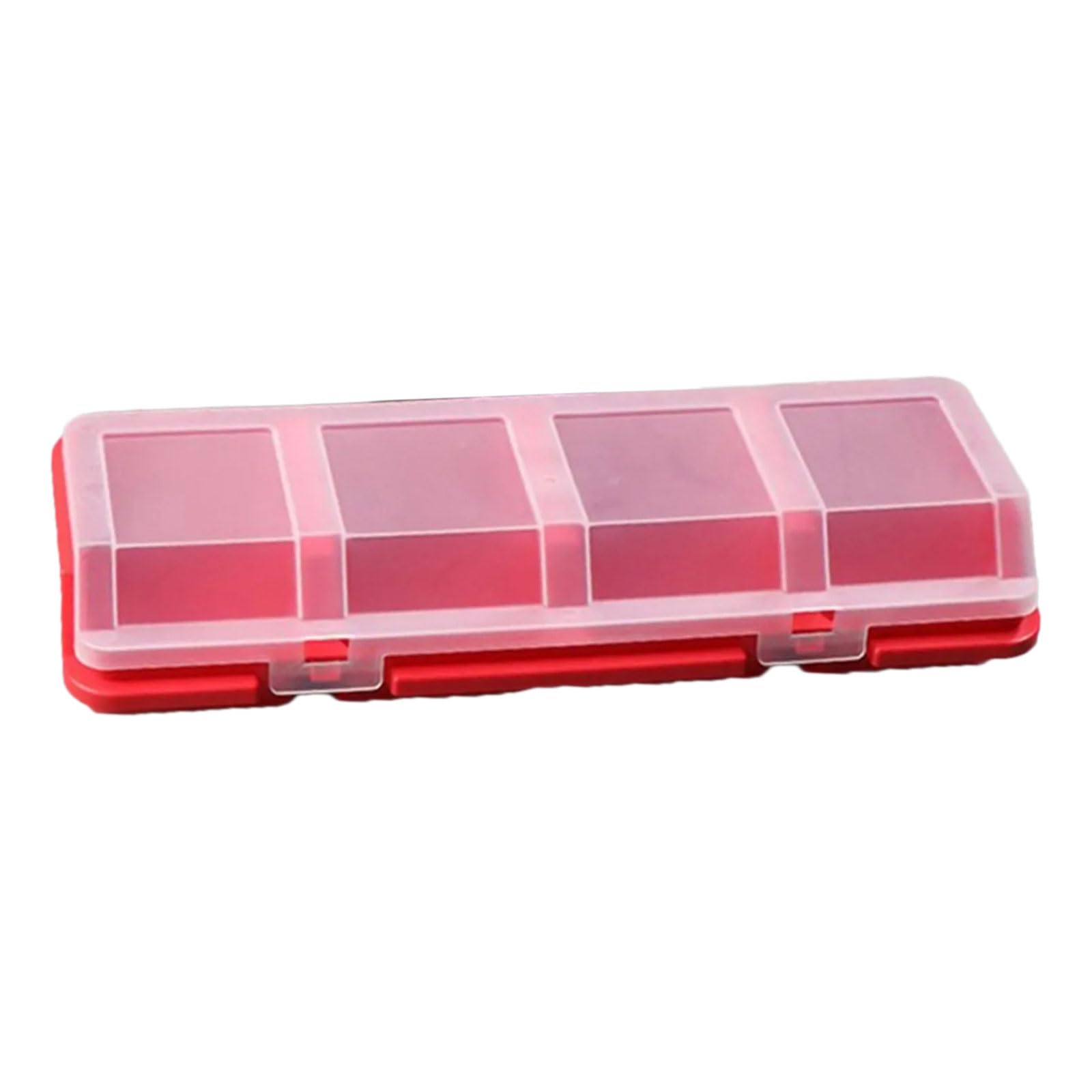 Kalttoy Red Tool Box Hardware Storage Organization Small Part Case Container Divider Organization For Organizing Screws Nut Bolt Multi Compartment Tool Storage Case