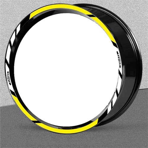 Felgen Aufkleber Reflektierende Felgenaufkleber Für Yamaha XSR900 XSR700 XSR 900 700 – Nabenaufkleber, Felgenstreifen-Aufkleber-Set, Wasserdicht Motorrad Dekor Felgenaufkleber(Farbe 3)