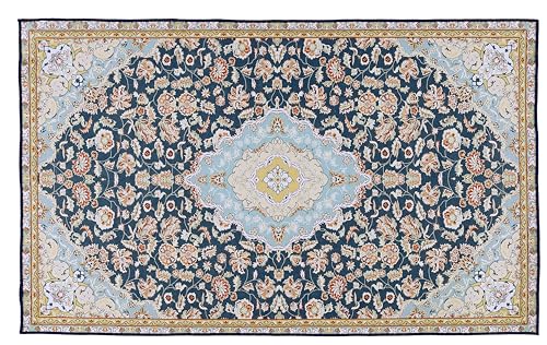 Image of BLUSH & BLOOM 5 x 7 Feet Area Rugs Washable Rug: Large Modern Abstract Living Room Rug Soft Anti-Skid Thin Carpet Indoor Floor Non-Shedding Carpets for Bedroom Dining Farmhouse Nursery Home Office