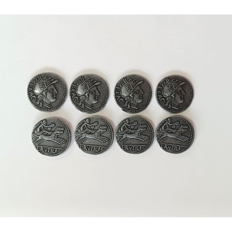 Draco Ideas 8 Monedas de Metal - Roma