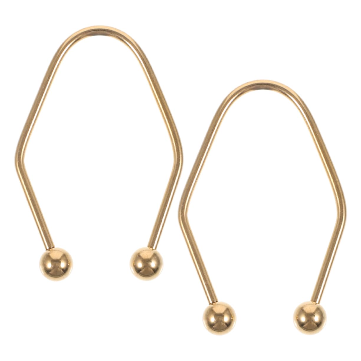 SOESFOUFU 2pcs Gold Chrome Facial Dimples Maker Trainer Dimple Shaper Tool for Face Sculpting