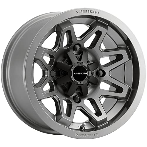 Vision 416 Seven UTV 15x7 4x110 +38.1mm Gunmetal Wheel Rim 15