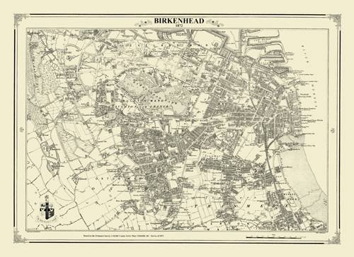 Birkenhead 1872 Map: No. 99 (Heritage Cartography Victorian Town Map ...