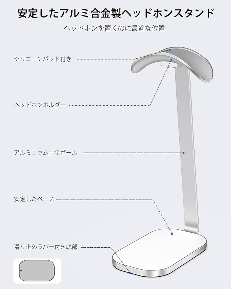 Amazon.co.jp: VICHYIE ヘッドホン スタンド、AirPods Max用