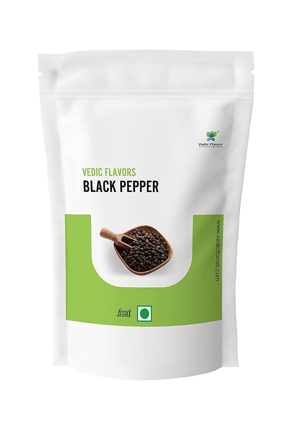 AOZA Vedic Flavors Black Pepper - 250 GMS/Kerala Kali Mirch/GOL Mirch/Piper Nigrum/Black Peppercorns/Kurumulaku/Kalimiri