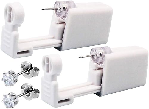 Kit de pistola de perforación para la oreja, pistola de piercings para la nariz, pistola desechable, pistola de seguridad para la oreja, kit de