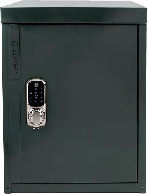 YALE SMART DELIVERY BOX - GREY/CHROME