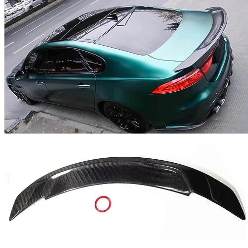 Aileron de voiture pour Jaguar XF 2016-2020 avec aile arrière kit carrosserie carbone véritable