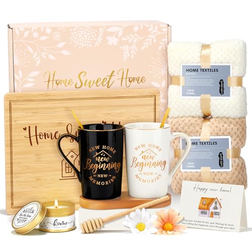 House Warming Gifts New Home Gift Ideas Housewarming Gift Baskets Closing Gifts for Home Buyers Housewarming Basket for New House Apartment Present Set for Women Men Couple Homeowner Neighborhood