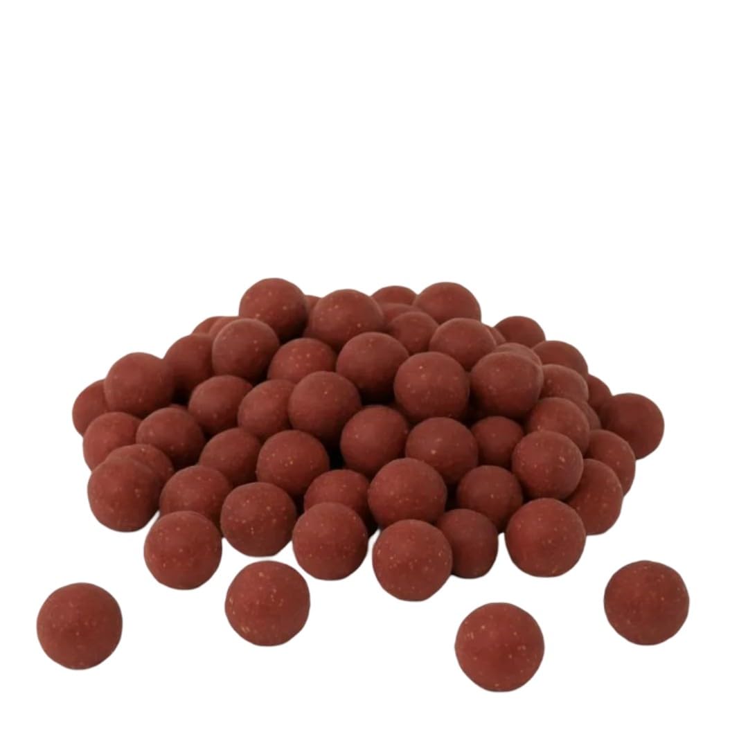 Robin Red Boilie Bundle - 3 kg - 16 mm - mit Pop Up Boilies und Amino Dip, Carp Baits, Karpfenköder zum Angeln, Set Futterboilies zum Anfüttern von Karpfen, Angelfutter mit Lockstoff