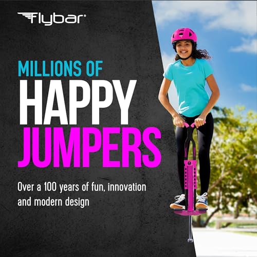 Image of Flybar Master Pogo Stick for Kids Ages 9+, 80-160 lbs - Easy Grip Handles - Active Exercise Toy for Tweens & Teens - Outdoor Toy with Non-Slip Foot Pegs for Boys and Girls - No Assembly Needed