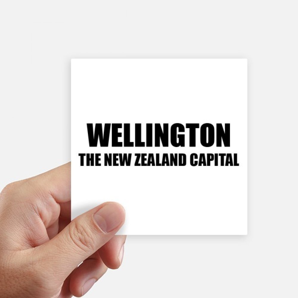 Autocollants Wellington Capital Nouvelle-Zélande 10cm DIYthinker pour ordinateur et moto Lot de 8