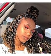 Passion Twist Hair 10 Inch 7 Packs Passion Twist Braiding Hair Water Wave Crochet Braids Hair Ext...