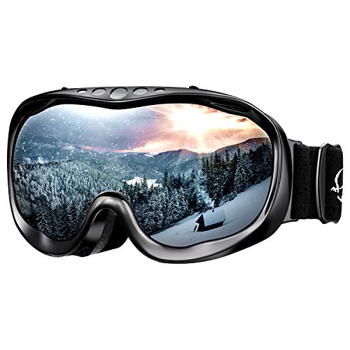 enkeeo スキーゴーグル スノーボードゴーグル ダブルレンズ UV400 紫外線カット 曇り止め 軽量 防雪 防風 防塵 サイズ調節可 ヘルメット対応 男女 カップル 青年 大人向け ドライブ バイク 登山運動 アウトドア 冬のスポーツに全面適用【メーカー保証】